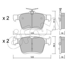 Bremsbeläge 822-951-0 von CIFAM günstig für 76,20 € online kaufen