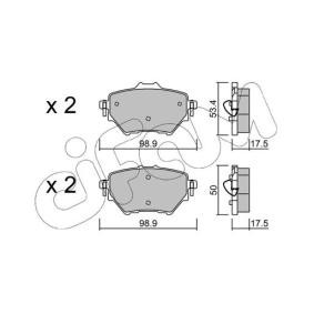 Bremsbeläge 822-987-0 von CIFAM günstig für 72,78 € online kaufen