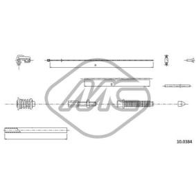 Gaszug für RENAULT von Metalcaucho