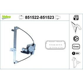 Fensterheber 851522 von VALEO günstig für 150,40 € online kaufen