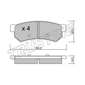 Bremsbeläge 863.0 von TRUSTING günstig für 72,71 € online kaufen