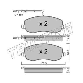 Bremsbeläge 864.0 von TRUSTING günstig für 117,94 € online kaufen