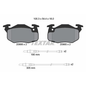 Bremsscheiben und -beläge 89001600 von TEXTAR günstig für 262,77 € online kaufen