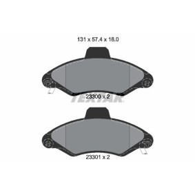Bremsscheiben und -beläge für FORD von TEXTAR