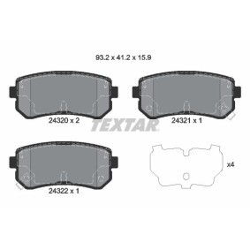 Acquista Kit dischi e pastiglie da TEXTAR 89007300 a buon mercato per soli 480,35 €