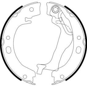 Handbremsbeläge des Herstellers HELLA - Originalware Artikelnummer: 8DA 355 050-741