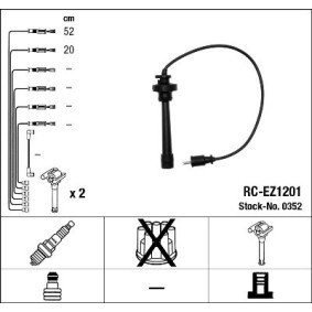 Compre Jogo de cabos de ignição da NGK 0352 a um preço baixo por 27,88 €