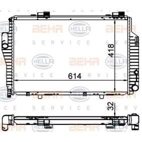 Kühler, Motorkühlung von HELLA