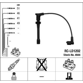 Comprar Juego de cables de encendido de NGK 4944 a bajo precio de 85,55 €