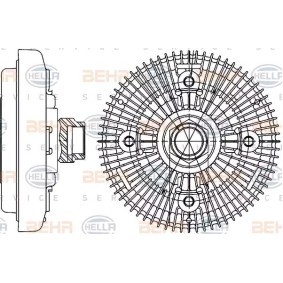 Kupplung, Kühlerlüfter 8MV 376 906-651 von HELLA günstig für 273,70 € online kaufen