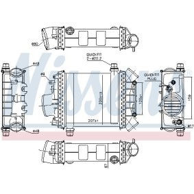 Acquista Intercooler da NISSENS online per Classe R (W251, V251) a prezzi moderati