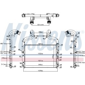 Køb Intercooler af NISSENS 96424 til den lave pris 6994,74 DKK