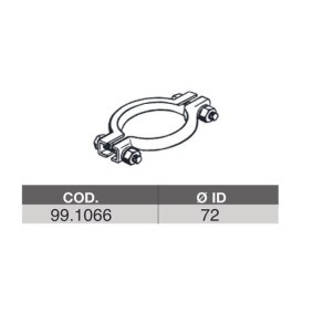 Compre Abrazadera de tubo de escape de ASSO online para 406 Coupé (8C) a precios moderados