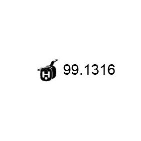 Køb Holder, udstødningssystem af ASSO 99.1316 til den lave pris 394,05 DKK