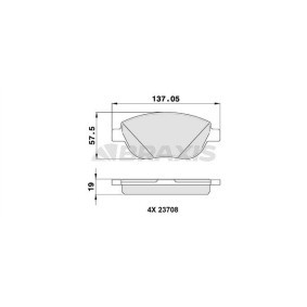 Bremsbeläge AA0108 von BRAXIS günstig für 31,52 € online kaufen