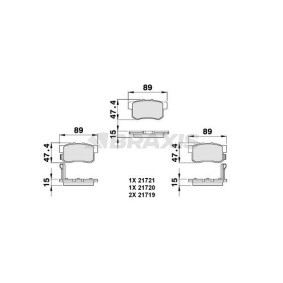 Bremsbeläge für ROVER von BRAXIS