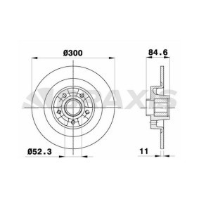 Bremsscheibe AD0338 von BRAXIS günstig für 161,08 € online kaufen