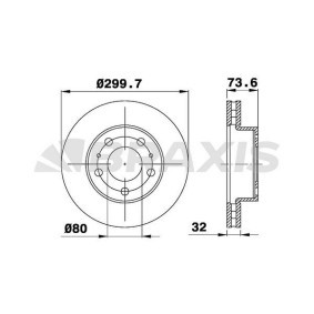 Bremsscheibe AD0985 von BRAXIS günstig für 79,09 € online kaufen