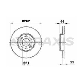 Bremsscheibe AE0117 von BRAXIS günstig für 49,93 € online kaufen