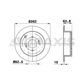 Bremsscheibe AE0204 von BRAXIS günstig für 50,17 € online kaufen