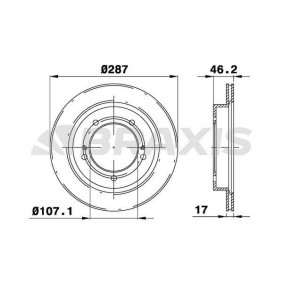 Bremsscheibe für SUZUKI von BRAXIS