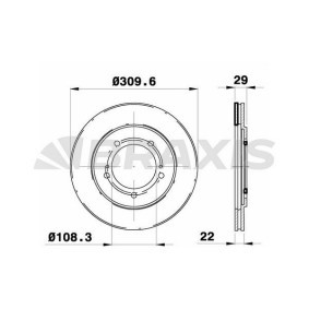 Bremsscheibe für SUZUKI von BRAXIS