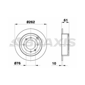 Bremsscheibe AE0369 von BRAXIS günstig für 59,82 € online kaufen