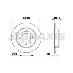 Bremsscheibe AE0464 von BRAXIS günstig für 42,59 € online kaufen