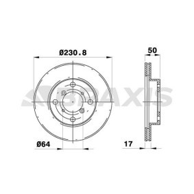 Bremsscheibe für SUZUKI von BRAXIS