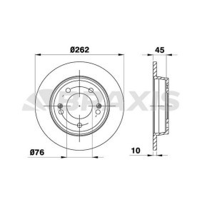 Bremsscheibe AE0608 von BRAXIS günstig für 47,47 € online kaufen