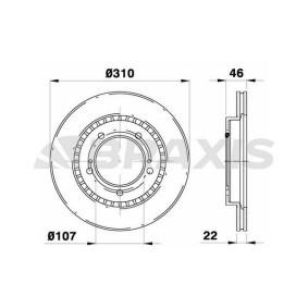 Bremsscheibe für SUZUKI von BRAXIS