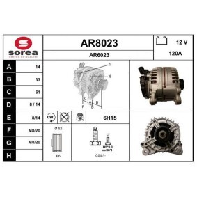 Lichtmaschine AR8023 von SNRA günstig für 203,45 € online kaufen