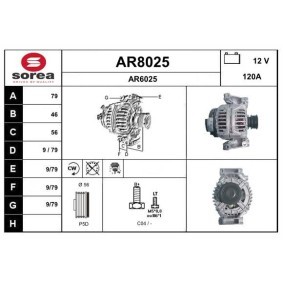 Lichtmaschine AR8025 von SNRA günstig für 252,61 € online kaufen