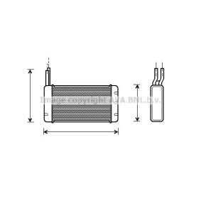 Compre Radiador da chaufage de PRASCO online para 200 Sedan (XH) a preços moderados