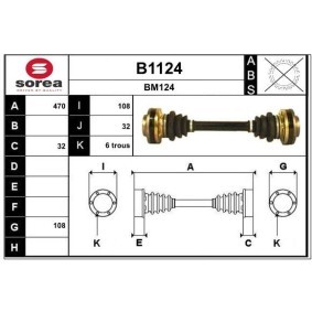 Antriebswelle B1124 von SNRA günstig für 252,70 € online kaufen