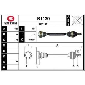 Antriebswelle B1130 von SNRA günstig für 249,80 € online kaufen
