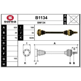 Antriebswelle B1134 von SNRA günstig für 247,63 € online kaufen