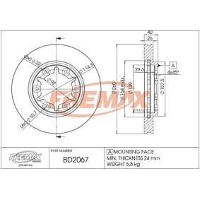 Kühlerdeckel des Herstellers FREMAX - Originalware Artikelnummer: BD-2067