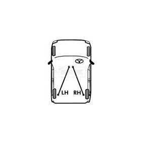 Handbremsseil für VAUXHALL von BORG & BECK