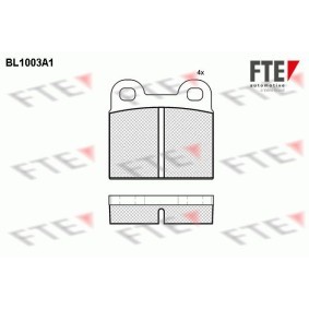 Bremsbeläge BL1003A1 von FTE günstig für 29,28 € online kaufen