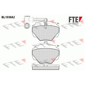 Bremsbeläge BL1030A2 von FTE günstig für 30,42 € online kaufen
