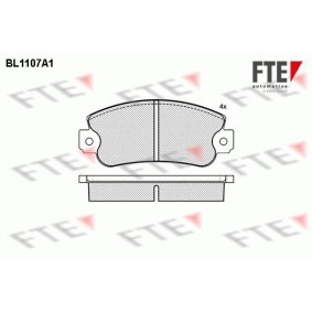 Bremsbeläge BL1107A1 von FTE günstig für 30,62 € online kaufen
