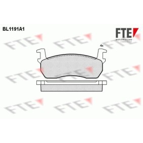 Bremsbeläge BL1191A1 von FTE günstig für 35,71 € online kaufen