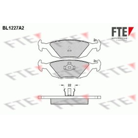 Bremsbeläge BL1227A2 von FTE günstig für 47,22 € online kaufen