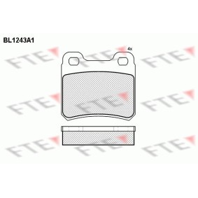 Bremsbeläge BL1243A1 von FTE günstig für 40,89 € online kaufen