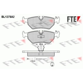 Bremsbeläge BL1278A2 von FTE günstig für 39,25 € online kaufen