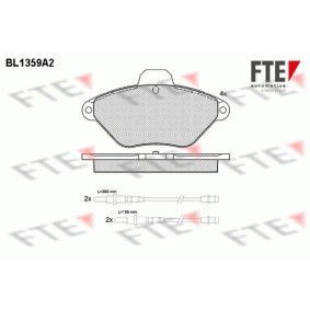 Bremsbeläge BL1359A2 von FTE günstig für 71,13 € online kaufen
