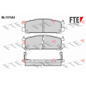 Bremsbeläge für SUBARU von FTE