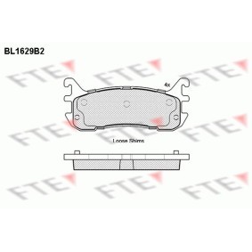 Bremsbeläge für FORD USA von FTE