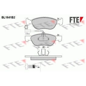 Bremsbeläge BL1641B2 von FTE günstig für 30,59 € online kaufen